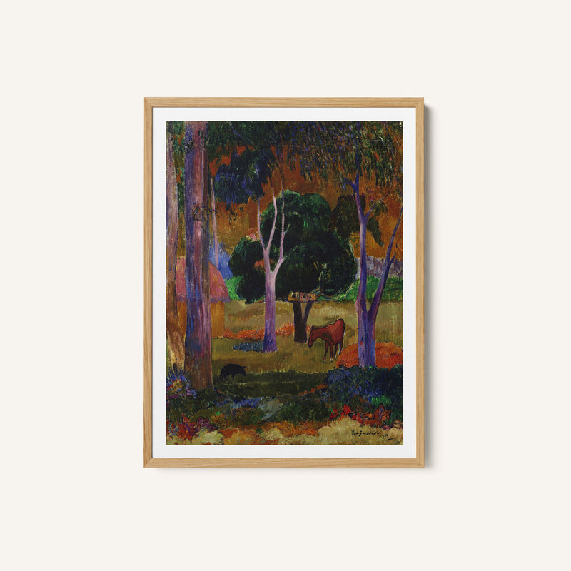 Landscape with a Pig and a Horse