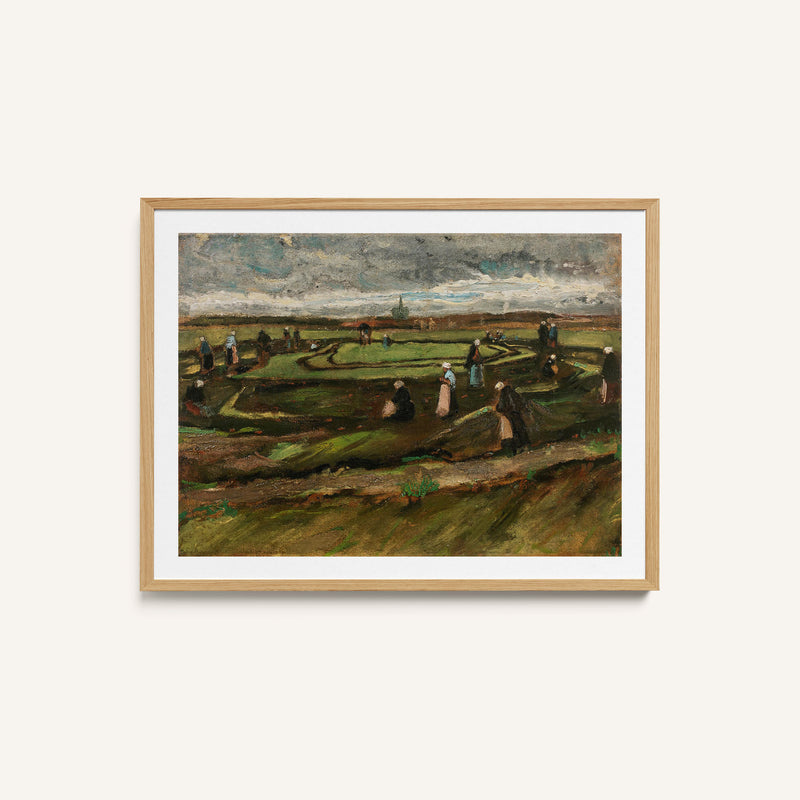 Landscape with Net Menders