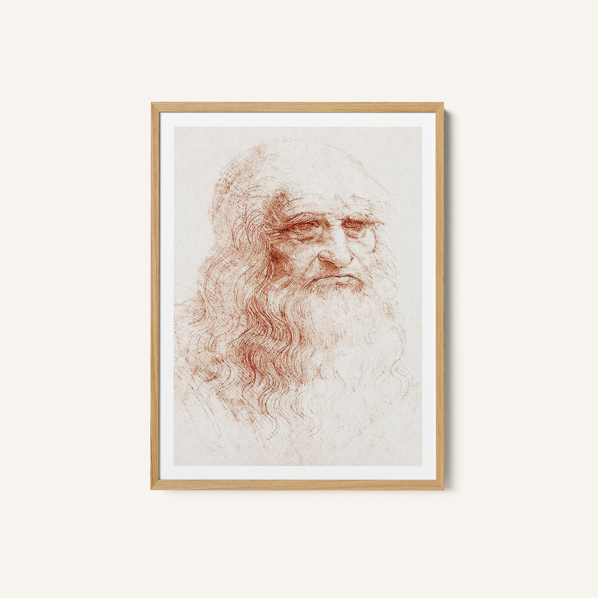 Leonardo Da Vinci's Self-Portrait (1512)