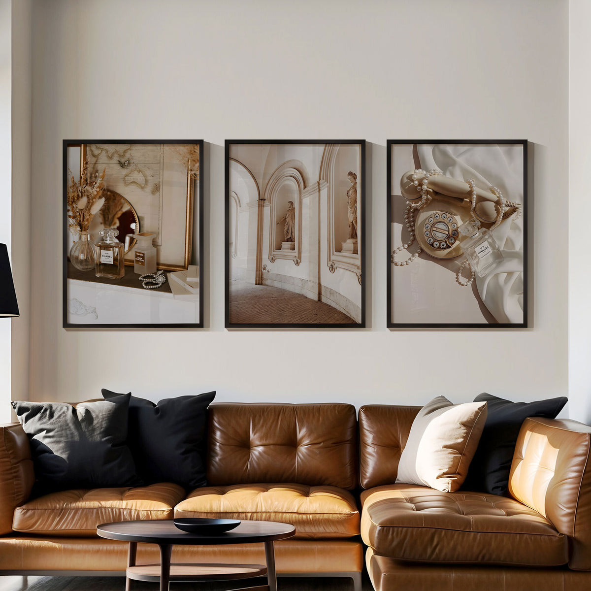 Luxury Fashion Beige Art Set of 3