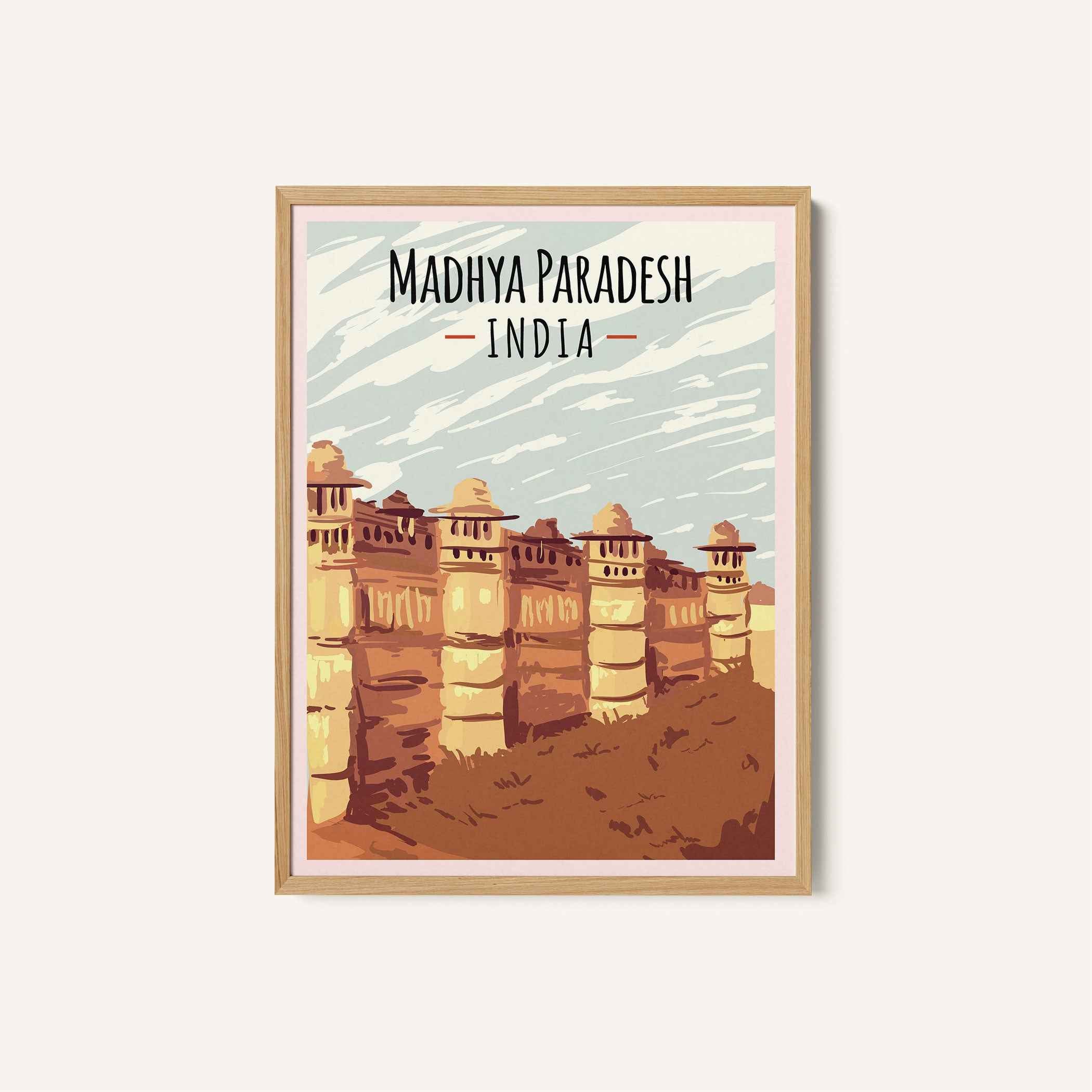 Madhya Pradesh Travel Poster Print