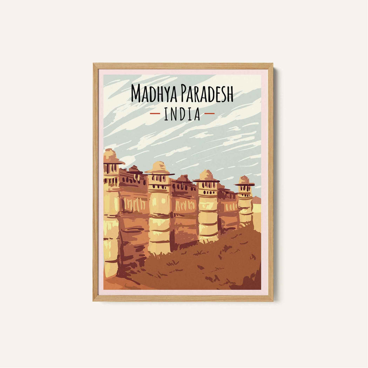 Madhya Pradesh Travel Poster Print