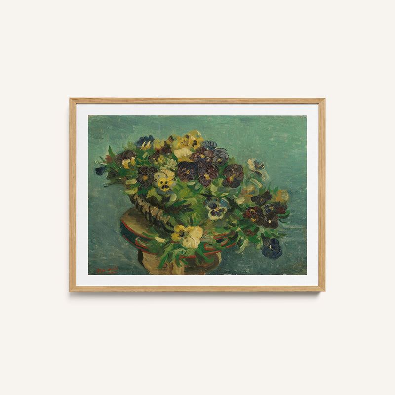 Basket of Pansies