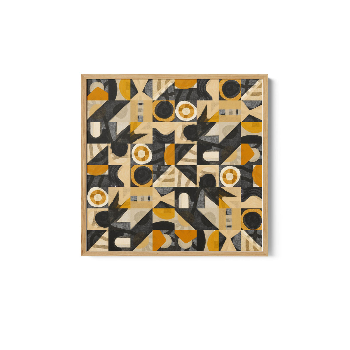 Mid Century Grid Pattern Eight