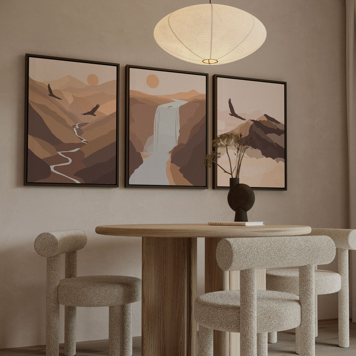 Mid Century Modern Mountain I