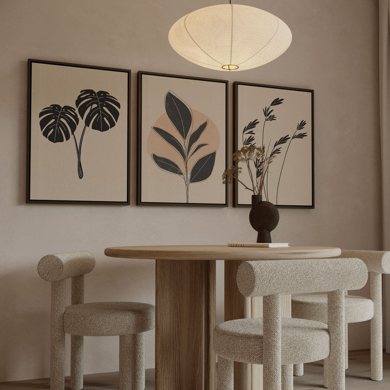 Minimal Neutral Color Leafs