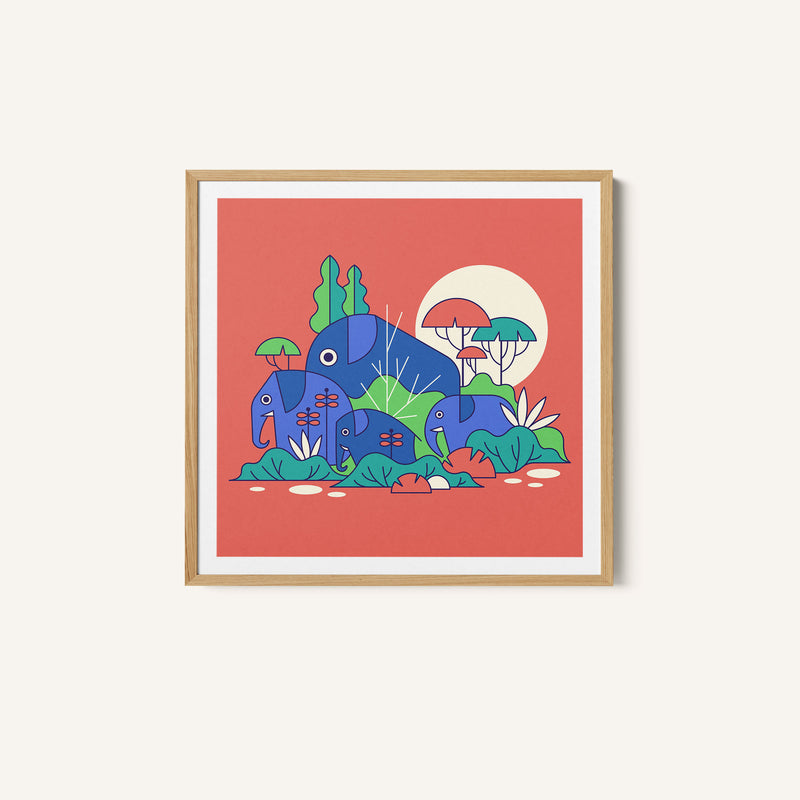 Minimal Wildlife - Elephant