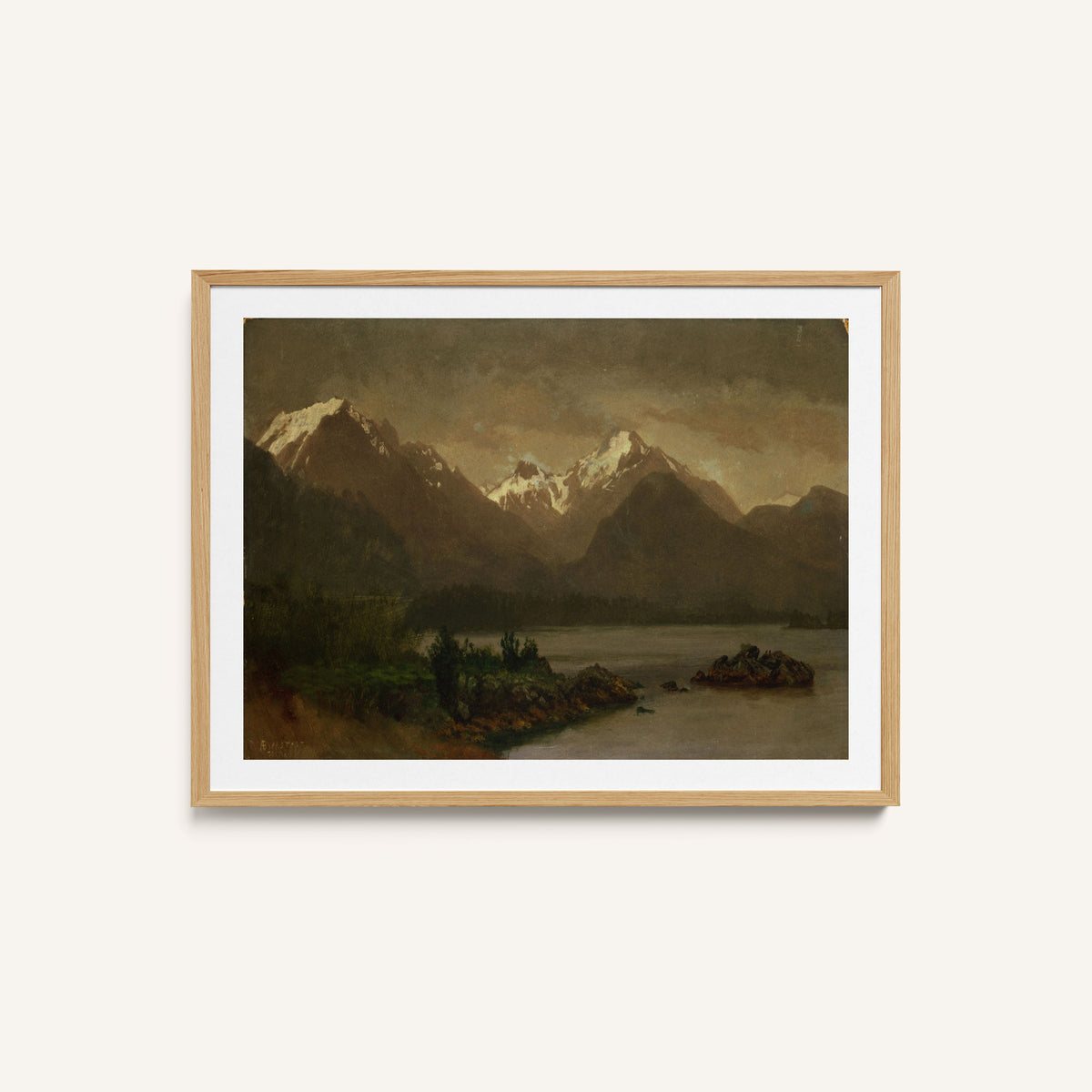 Mountains and Lake