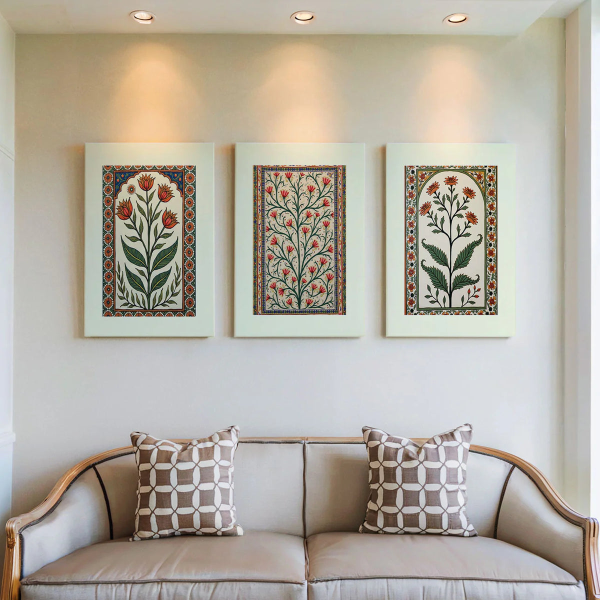 Mughal Motif Flowers