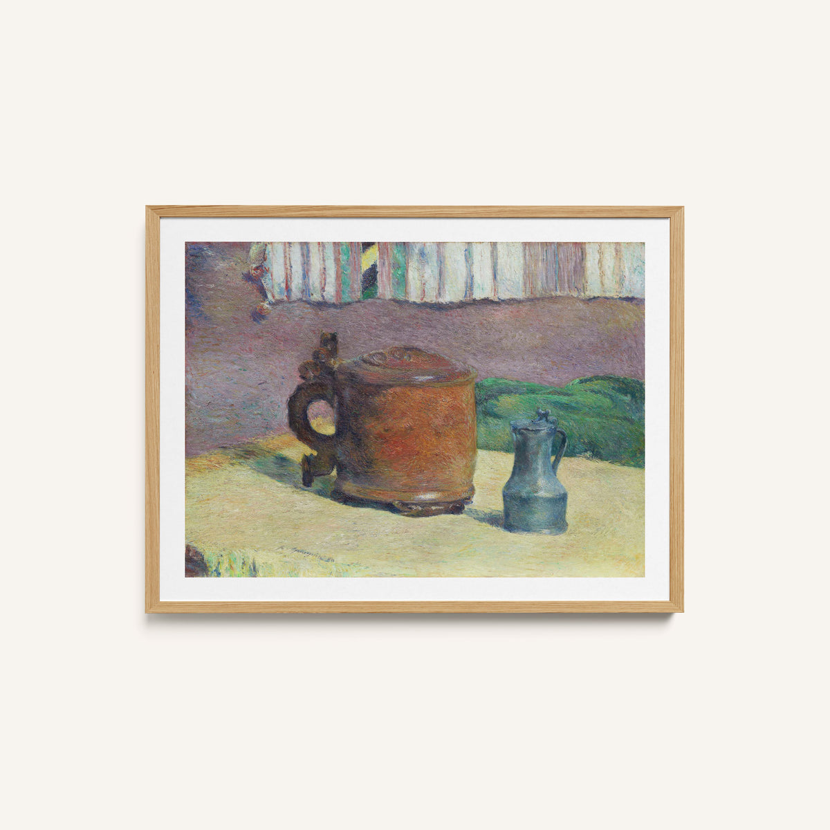 Still Life with an Earthenware Jug and Iron Cup (1880)