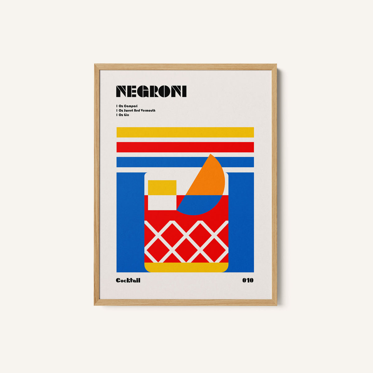 Negroni Bauhaus Cocktail