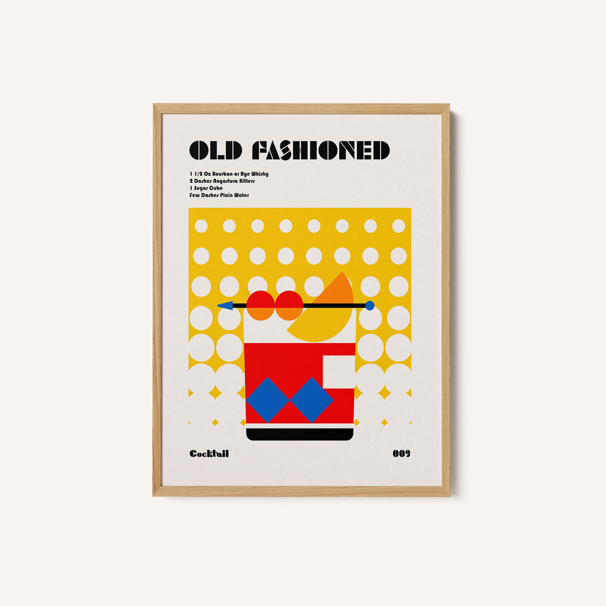 Old Fashioned Bauhaus Cocktail