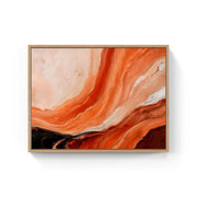 Orange And Beige Marbled Effect – image 2