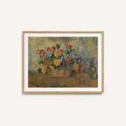 Basket of Nasturtiums and Dahlias 1884 – image 1