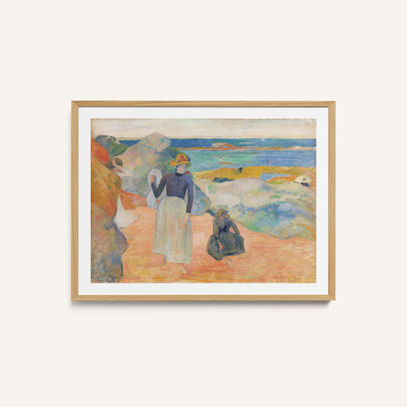 On the Beach, Brittany 1889