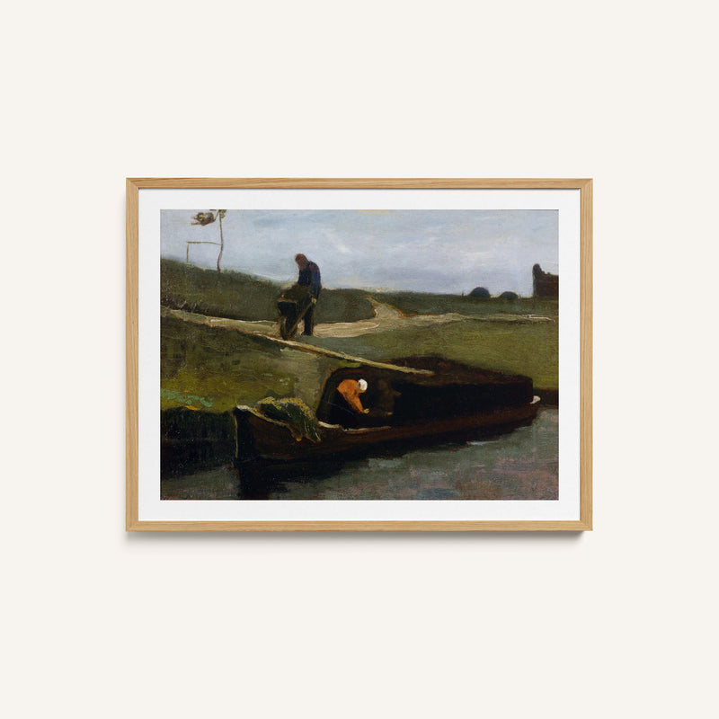 Peat Boat with Two Figures