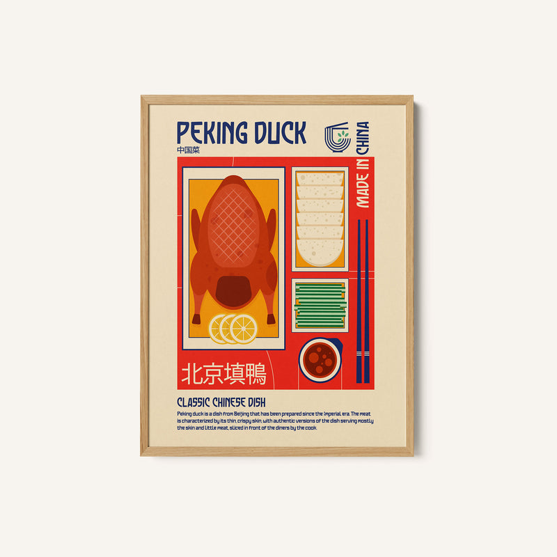 Peking Duck Japanese Food Print