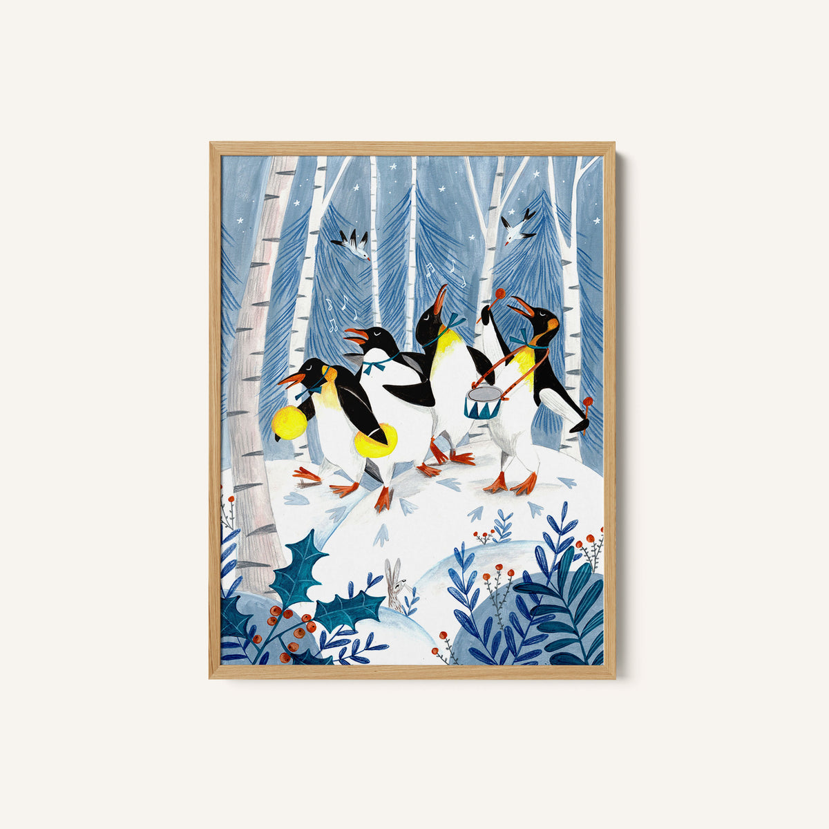 Penguins Make Music in the Forest