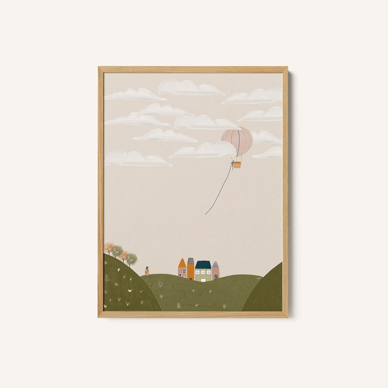 Pink Hot Air Balloon