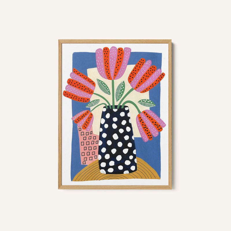 Polka Dots And Tulips