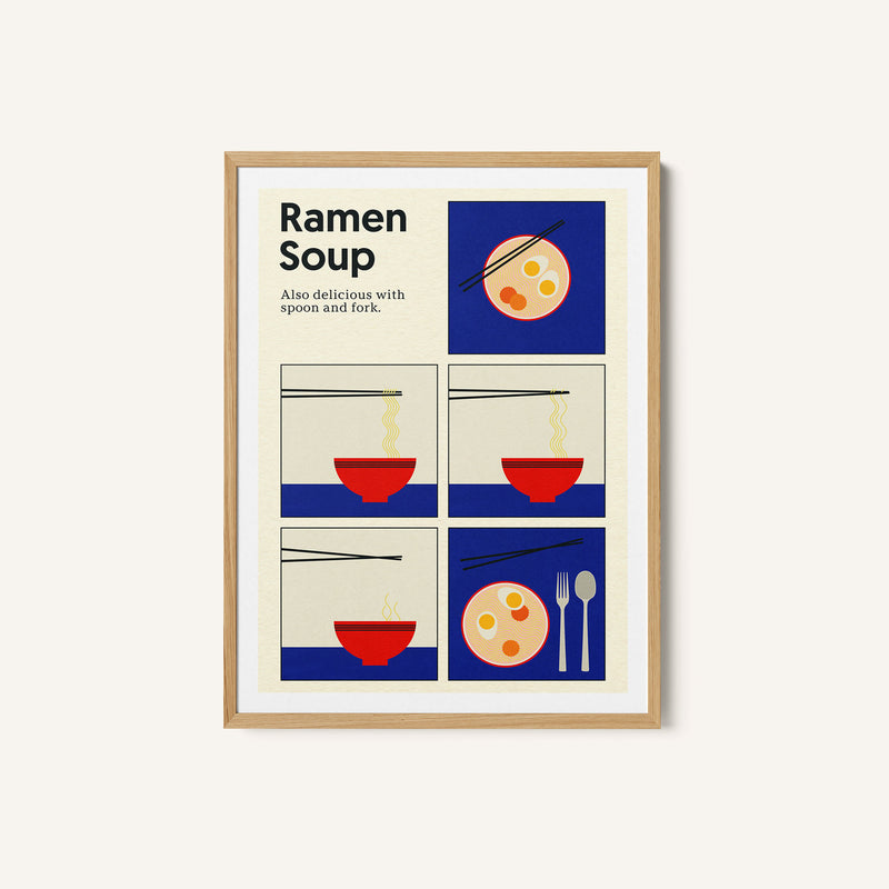 Poster Ramen Soup
