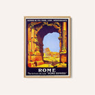 Rome Vintage Travel Poster Print