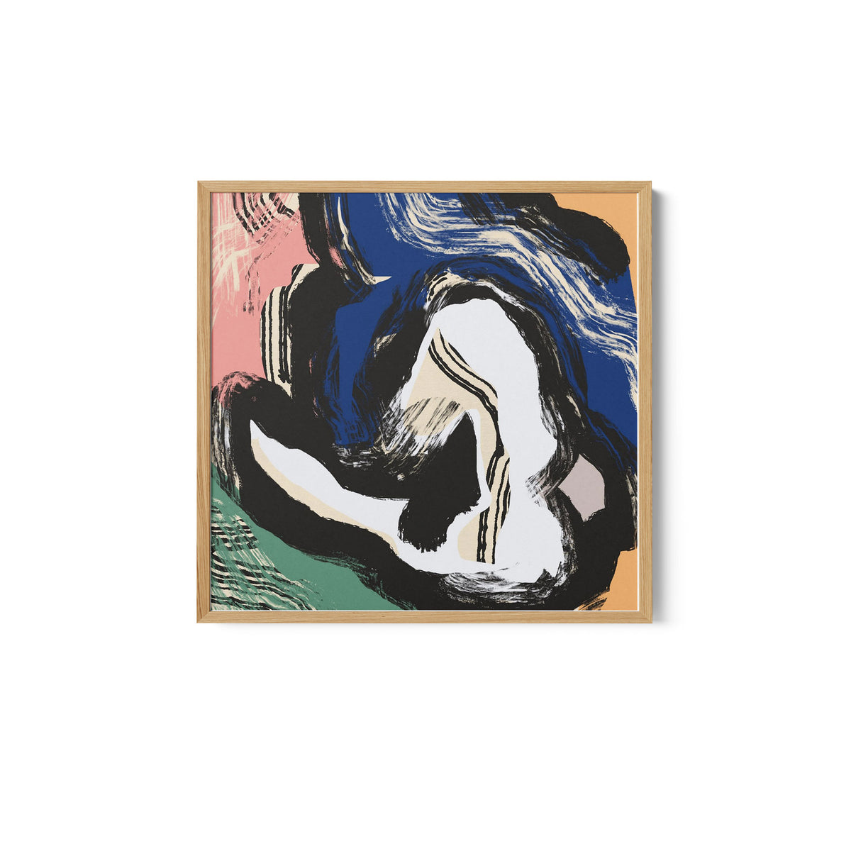 Sitting Nude Bold Abstract