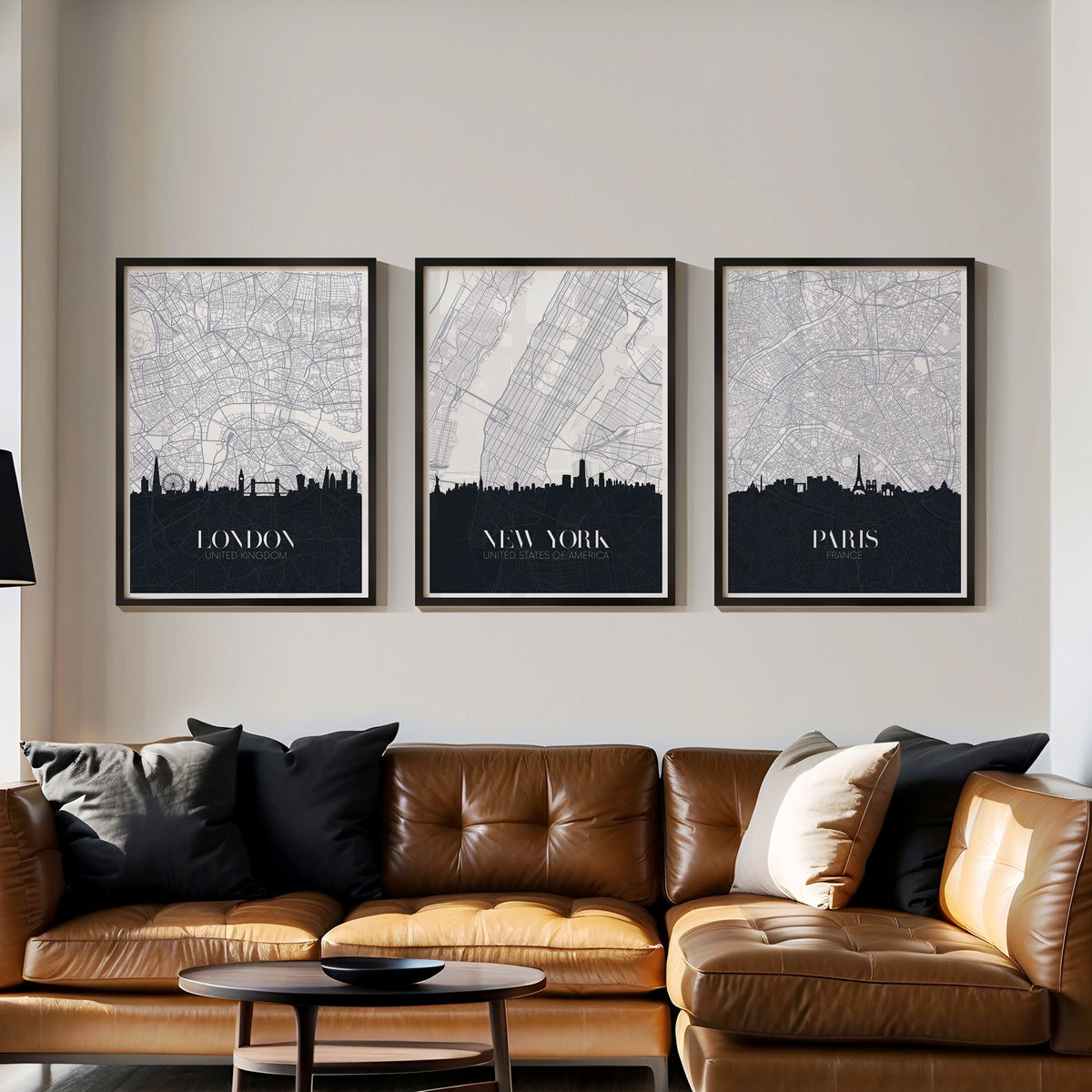 Skyline and City Map