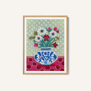 Still Life Vase with Wild Flowers Bouquet Bright colours – image 1