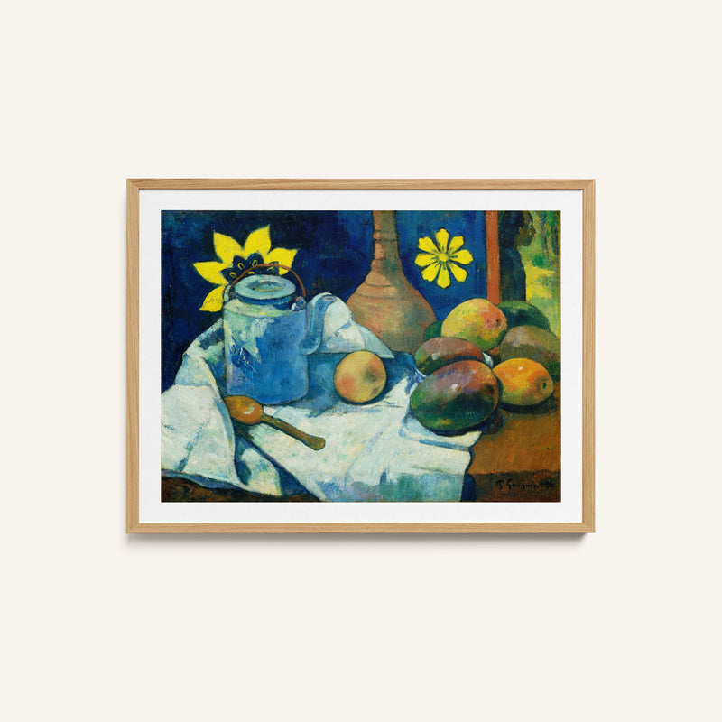 Still Life with Teapot and Fruit