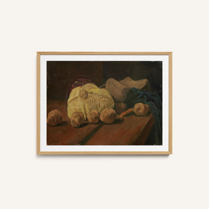 Still Life with Cabbage and Clogs