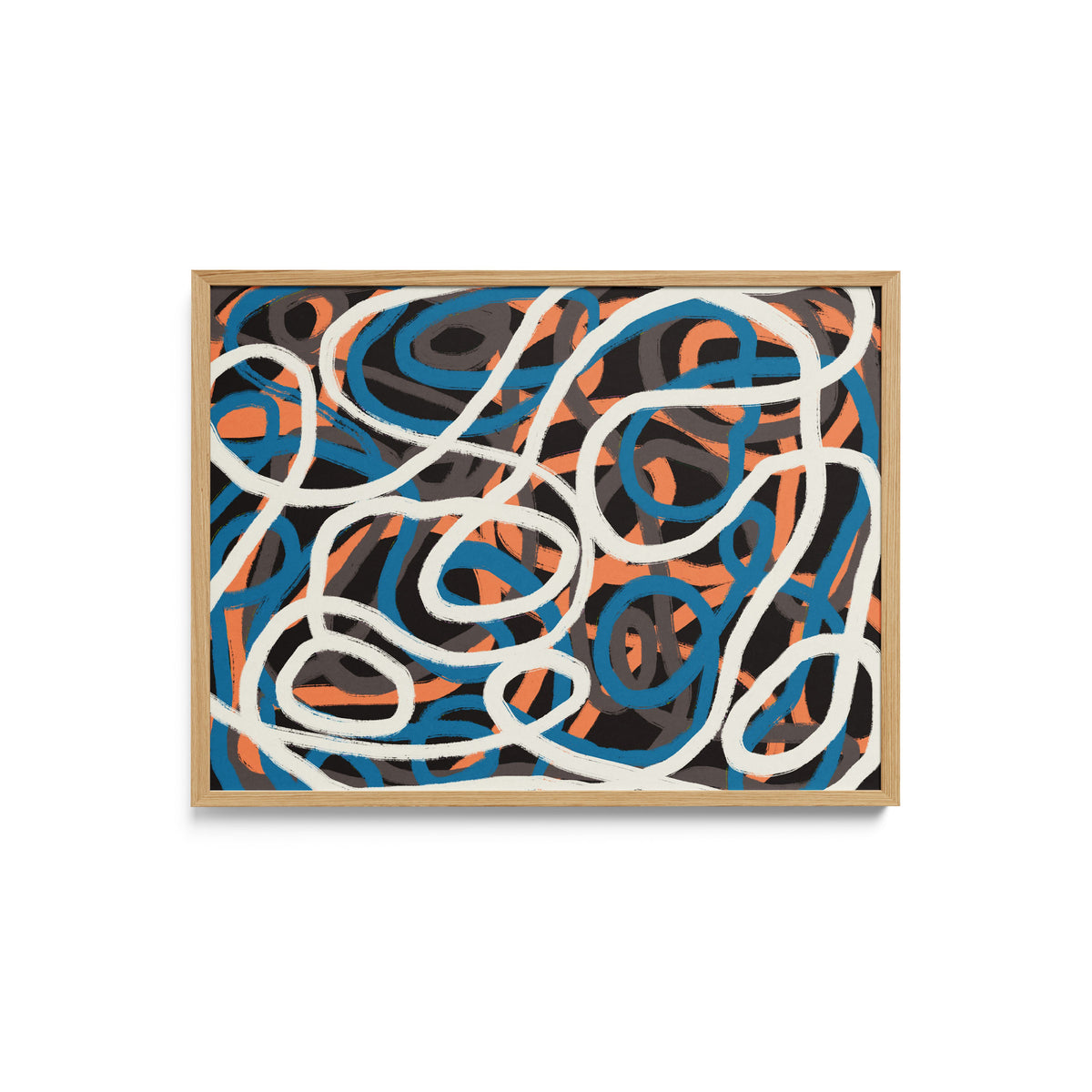 Strings composition Abstract Painting