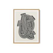 Striped Abstract In Black – image 2
