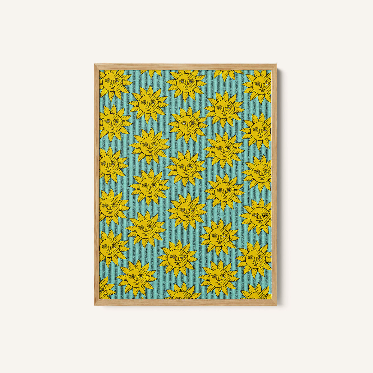 Sun Face Pattern
