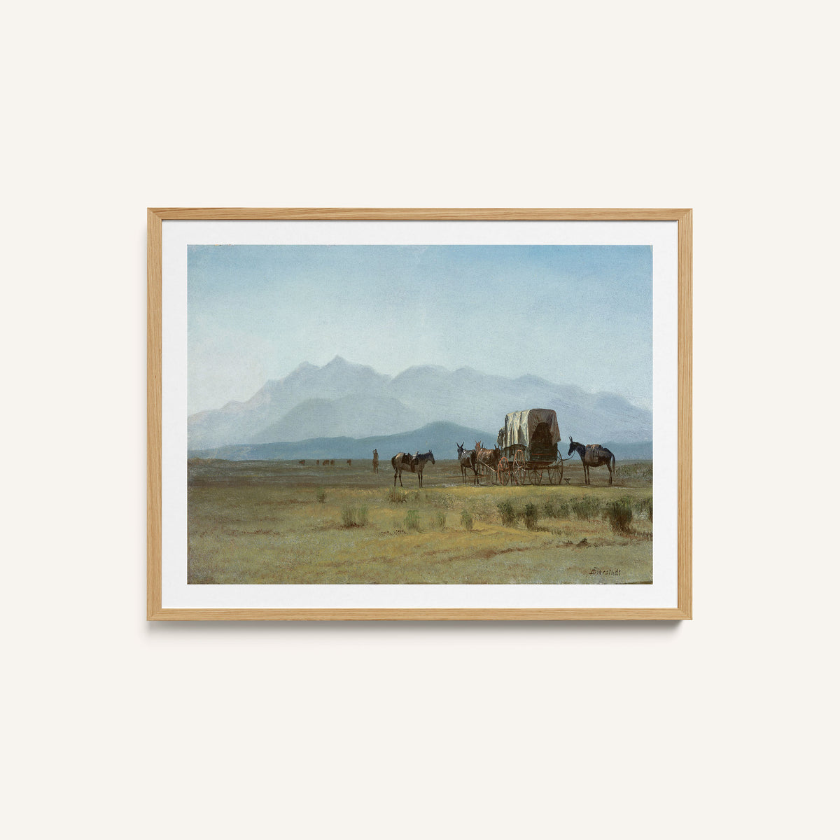 Surveyor’s Wagon in the Rockies (C.1859)