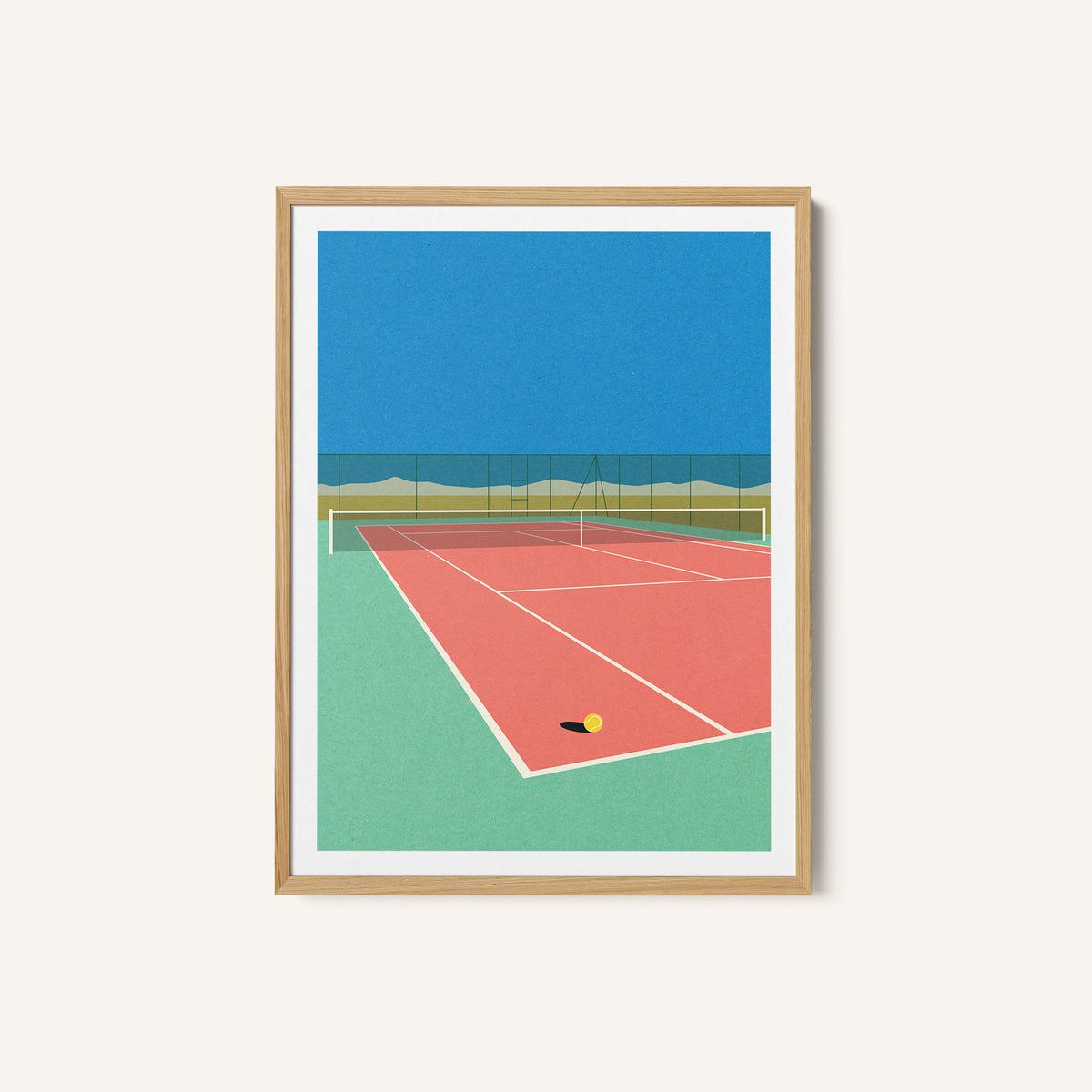 Tennis Court In the Desert