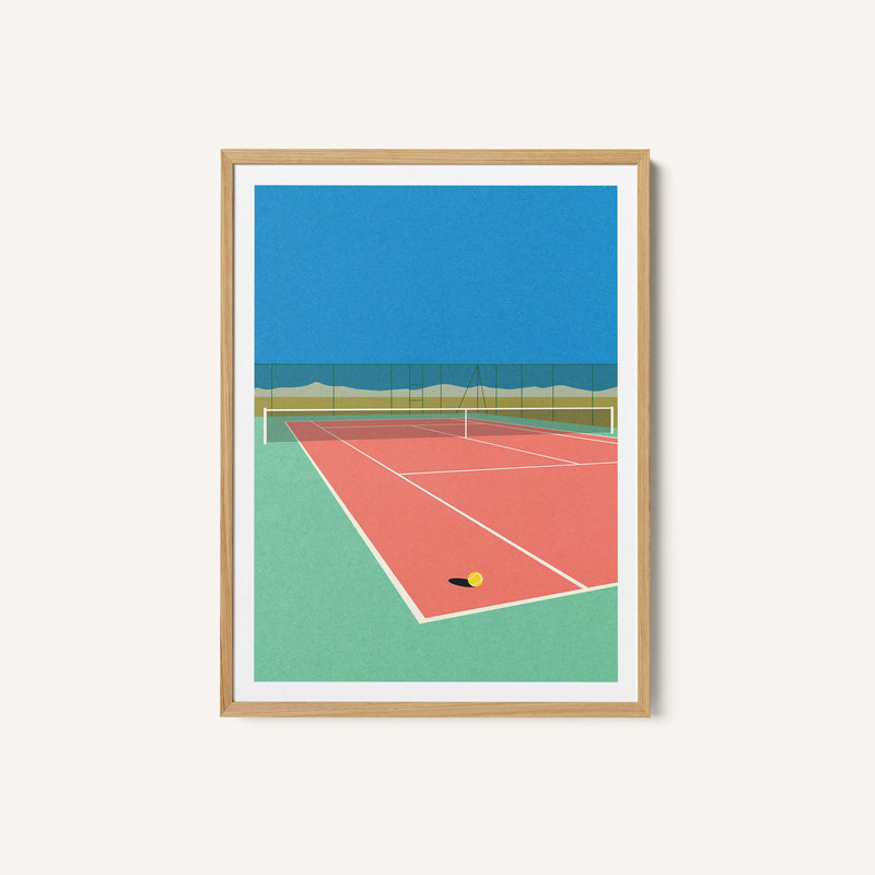 Tennis Court In the Desert