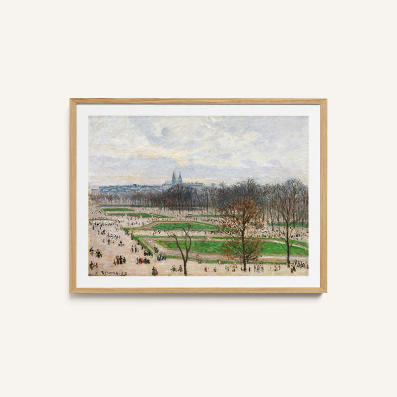 The Garden of the Tuileries on a Winter Afternoon