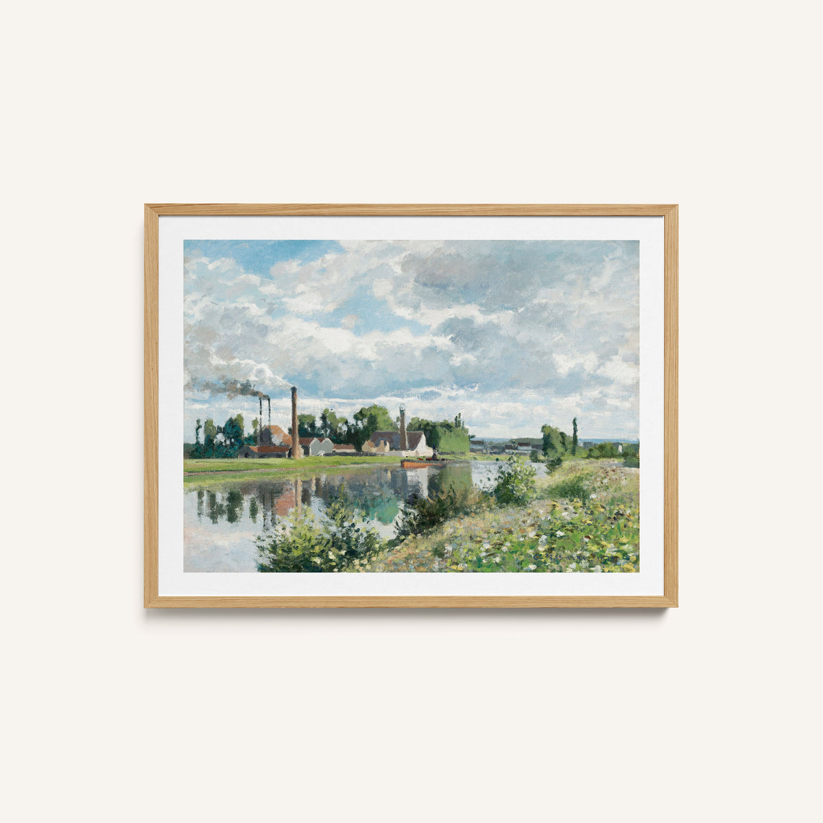 The River Oise Near Pontoise