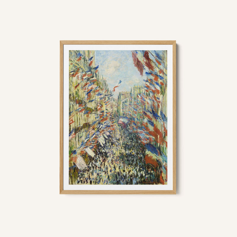 The Rue Montorgueil in Paris 1878