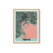 Tokyo Japan Peony City Map – image 2