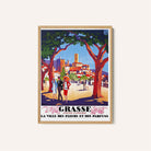 Grasse Floral Escape Travel Poster Print