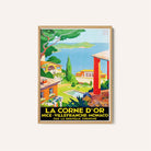 Riviera Golden Coast Travel Poster Print