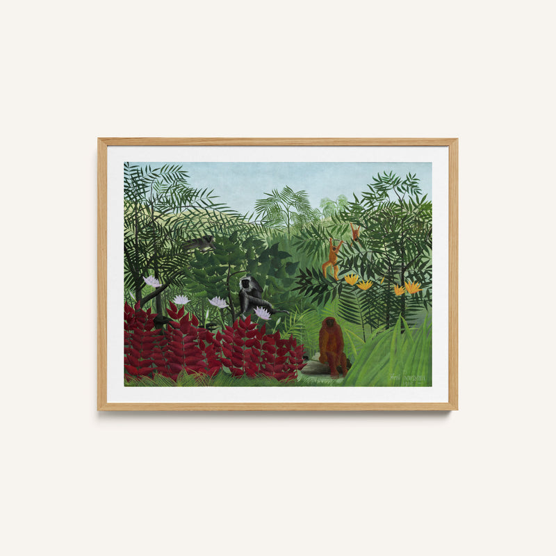 Tropical Forest with Monkeys, 1910