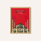 Turkey Vintage Travel Poster Print
