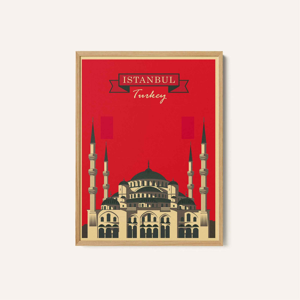 Turkey Vintage Travel Poster Print