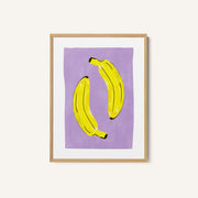 Two Vibrant Yellow Bananas – image 1