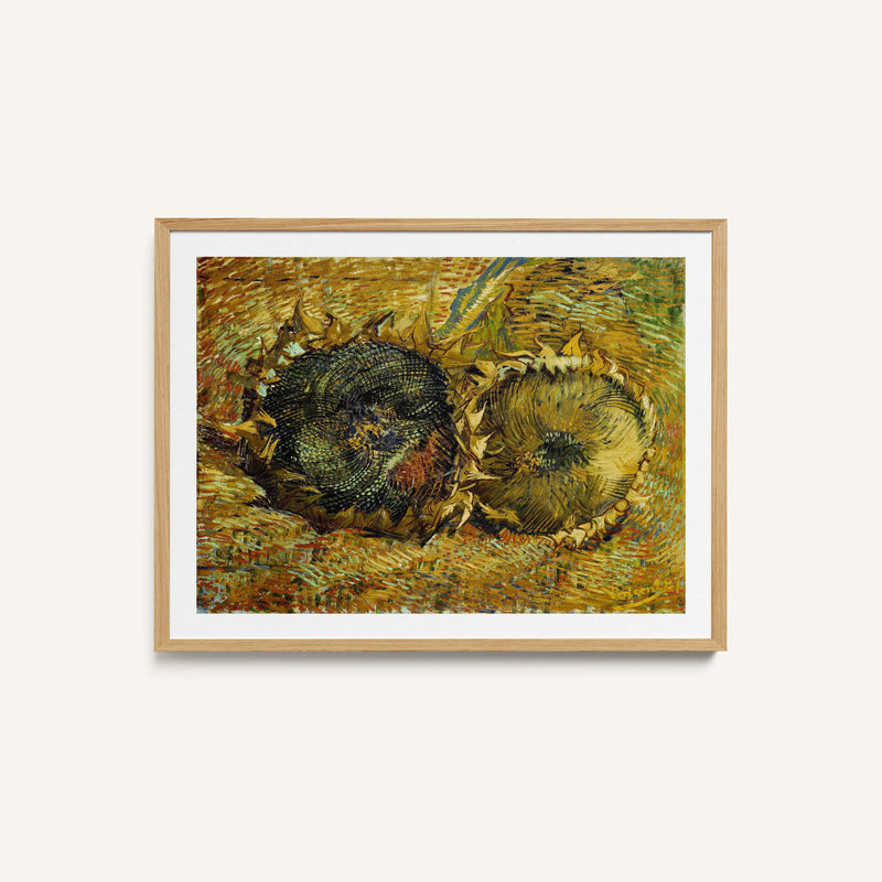 Still Life with Two Sunflowers