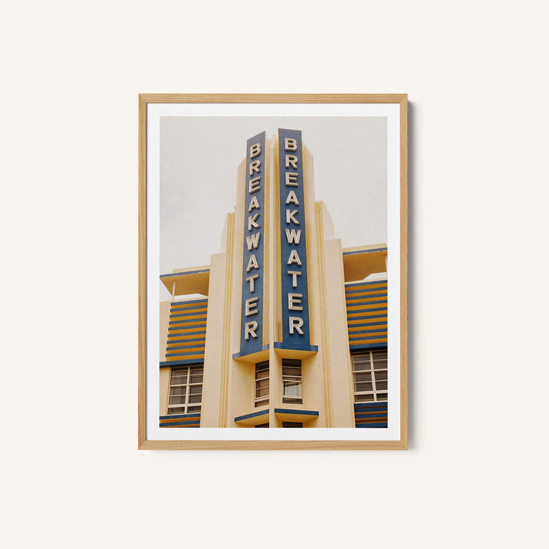 Vibrant Image Of The Breakwater Building