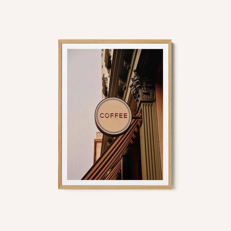 Vintage Coffee Shop Sign
